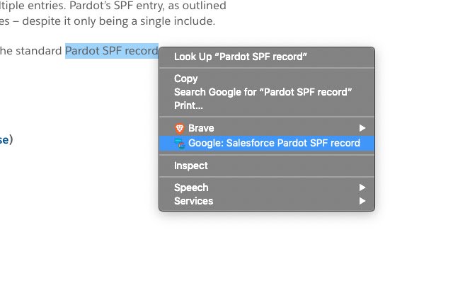 Resalte de búsqueda de Salesforce, haga clic con el botón derecho en la tienda web de Chrome para ejecutar OffiDocs Chromium en línea