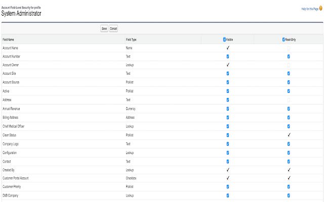 Salesforce select all function for FLS setup  from Chrome web store to be run with OffiDocs Chromium online