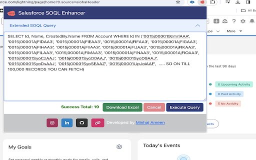 Salesforce SOQL Enhancer  from Chrome web store to be run with OffiDocs Chromium online