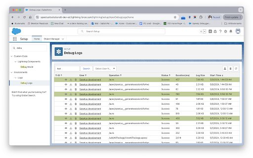 Salesforce Speedy Debugger  from Chrome web store to be run with OffiDocs Chromium online Salesforce Speedy Debugger  from Chrome web store to be run with OffiDocs Chromium online