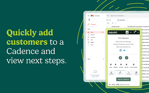 Salesloft Connect  from Chrome web store to be run with OffiDocs Chromium online