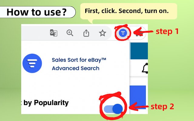 Sales Sort for eBay™ Advanced Search  from Chrome web store to be run with OffiDocs Chromium online
