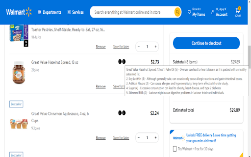 Salud  from Chrome web store to be run with OffiDocs Chromium online