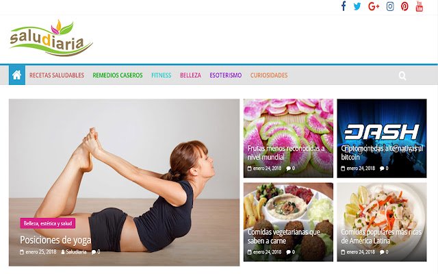 Saludiaria  from Chrome web store to be run with OffiDocs Chromium online