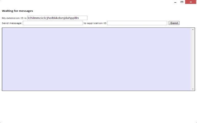 Sample Messaging extension from Chrome web store to be run with OffiDocs Chromium online Sample Messaging extension from Chrome web store to be run with OffiDocs Chromium online