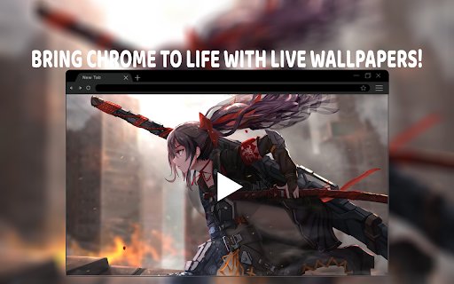 Samurai Anime Girl Live Wallpaper  from Chrome web store to be run with OffiDocs Chromium online