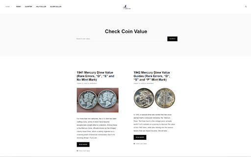 Sandhillsnc Coin Value  from Chrome web store to be run with OffiDocs Chromium online
