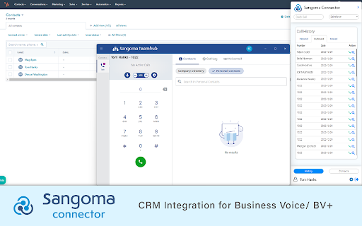 Sangoma Connector  from Chrome web store to be run with OffiDocs Chromium online