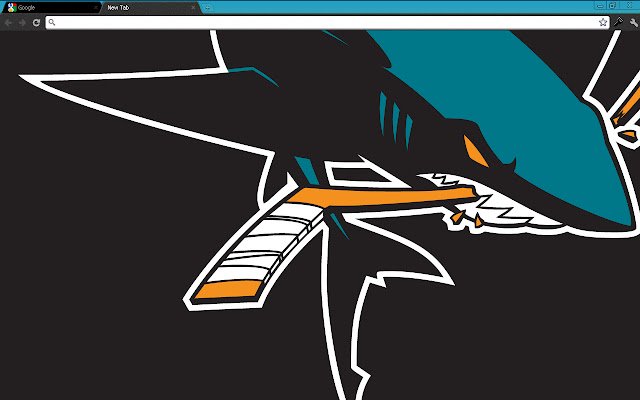 San Jose Sharks Simple Theme dari kedai web Chrome untuk dijalankan dengan OffiDocs Chromium dalam talian