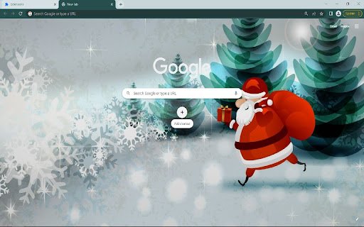 Santa Browser Theme  from Chrome web store to be run with OffiDocs Chromium online
