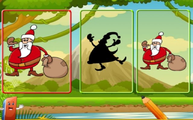 Santa Shadow Match  from Chrome web store to be run with OffiDocs Chromium online