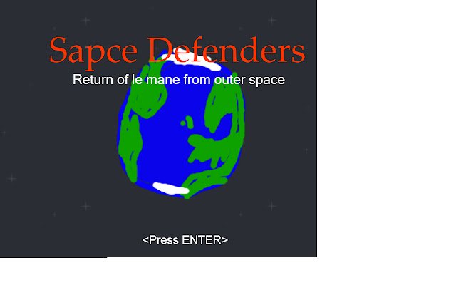Sapce Defenders  from Chrome web store to be run with OffiDocs Chromium online