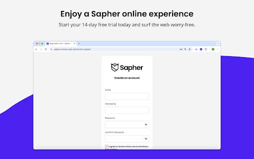 Sapher Shield from Chrome web store to be run with OffiDocs Chromium online Sapher Shield from Chrome web store to be run with OffiDocs Chromium online