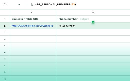 Sapiengraph Fresh B2B Data in Sheets  from Chrome web store to be run with OffiDocs Chromium online