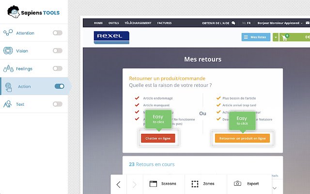 SapiensTools  from Chrome web store to be run with OffiDocs Chromium online