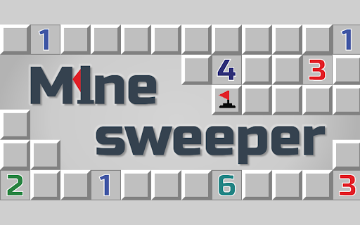 Sapper MineSweeper classic game  from Chrome web store to be run with OffiDocs Chromium online