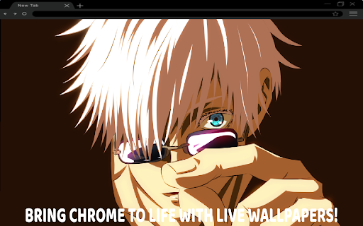 Satoru Gojo Live Wallpaper  from Chrome web store to be run with OffiDocs Chromium online