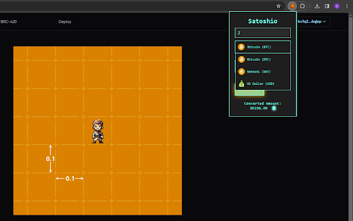 Satoshio Converter  from Chrome web store to be run with OffiDocs Chromium online