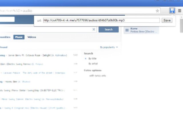 Save As File  from Chrome web store to be run with OffiDocs Chromium online