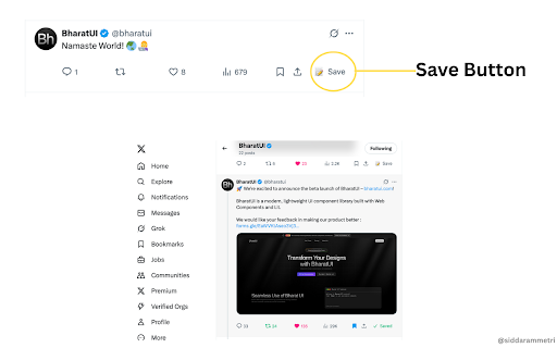 Save Gold Tweets to Notion  from Chrome web store to be run with OffiDocs Chromium online