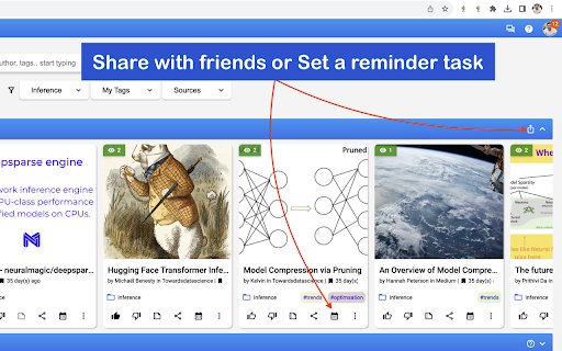 SaveLikeAPro AI powered bookmarking  from Chrome web store to be run with OffiDocs Chromium online