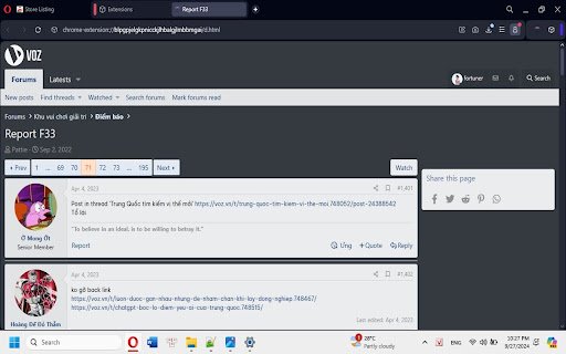SavePostForVoz  from Chrome web store to be run with OffiDocs Chromium online