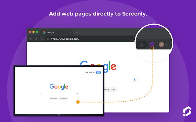 Guardar en Screenly desde la tienda web de Chrome para ejecutarse con OffiDocs Chromium en línea