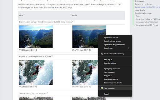 Save WEBP as JPG/PNG from Chrome web store to be run with OffiDocs Chromium online Save WEBP as JPG/PNG from Chrome web store to be run with OffiDocs Chromium online