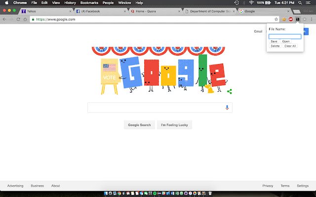 Save Your Tabs!  from Chrome web store to be run with OffiDocs Chromium online