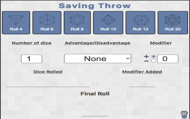 Saving Throw  from Chrome web store to be run with OffiDocs Chromium online