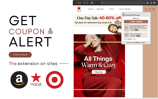 Saving With Shayna  from Chrome web store to be run with OffiDocs Chromium online