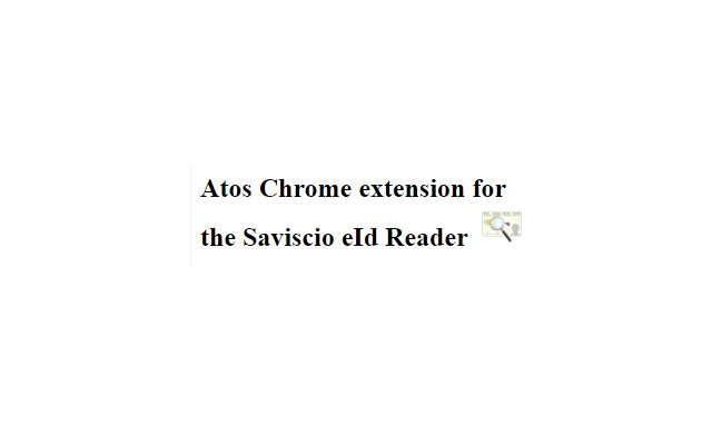 Saviscio eID Reader din magazinul web Chrome va fi rulat cu OffiDocs Chromium online
