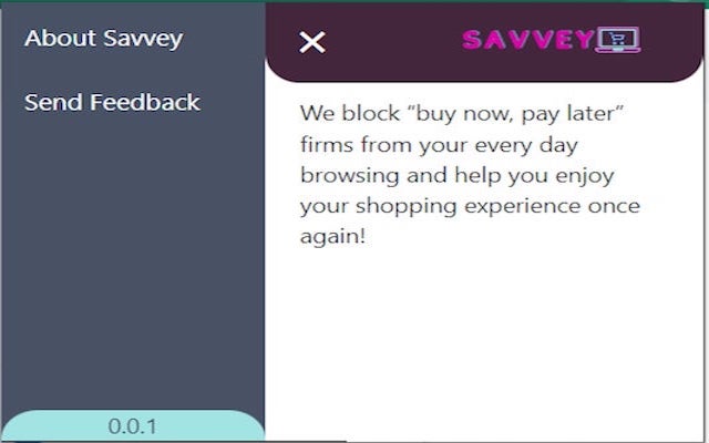 SAVVEY từ cửa hàng Chrome trực tuyến sẽ được chạy với OffiDocs Chrome trực tuyến