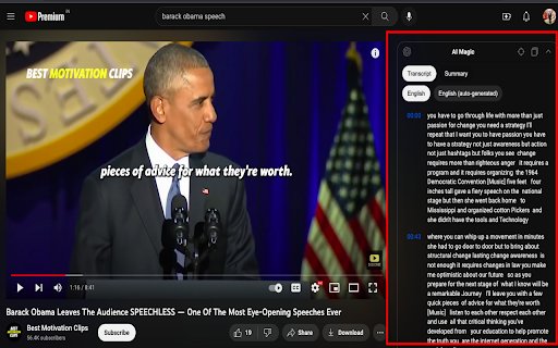 SayDub YouTube Summary with ChatGPT  from Chrome web store to be run with OffiDocs Chromium online