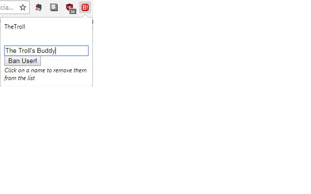SBNation Ban Hammer  from Chrome web store to be run with OffiDocs Chromium online
