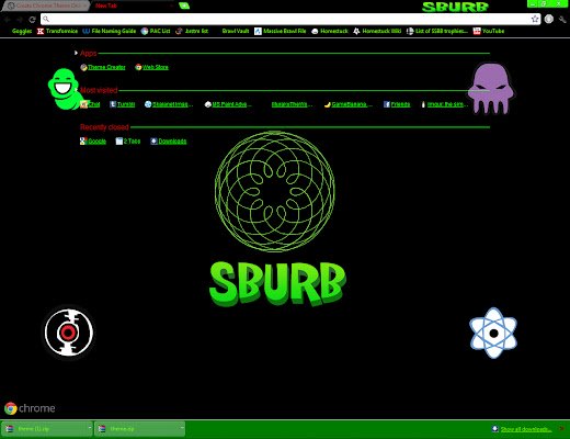 Sburb  from Chrome web store to be run with OffiDocs Chromium online
