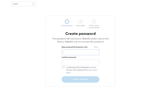 SBwallet  from Chrome web store to be run with OffiDocs Chromium online