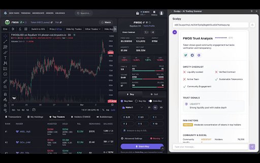 Scalpy AI Trading Scanner  from Chrome web store to be run with OffiDocs Chromium online