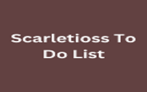 Scarletioss To Do List from Chrome web store to be run with OffiDocs Chromium online Scarletioss To Do List from Chrome web store to be run with OffiDocs Chromium online