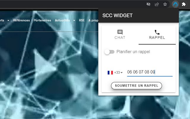 SCC MyWidget uit de Chrome-webwinkel voor gebruik met OffiDocs Chromium online