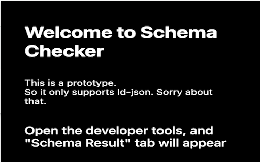 Schema Checker  from Chrome web store to be run with OffiDocs Chromium online