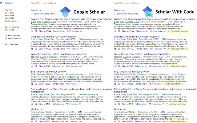 Scholar with Code  from Chrome web store to be run with OffiDocs Chromium online