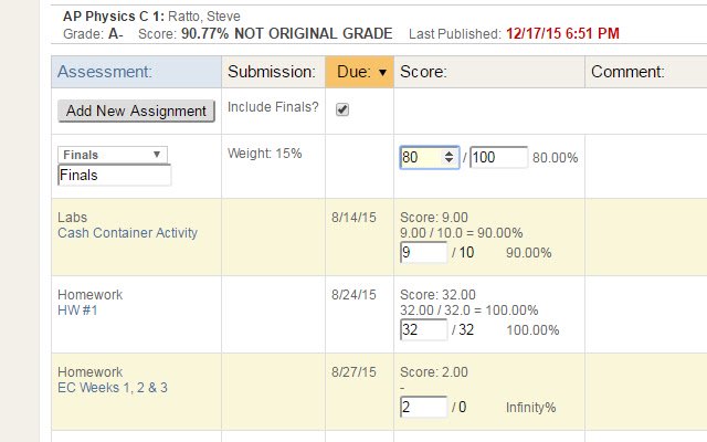 School Loop HoraceScope mula sa Chrome web store na tatakbo sa OffiDocs Chromium online