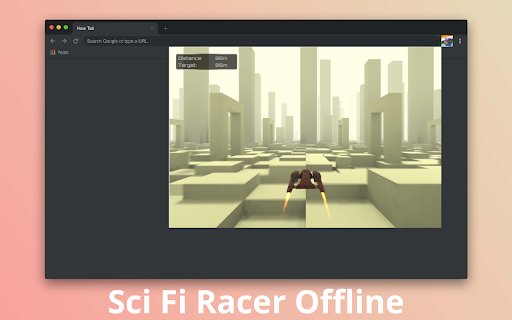 Sci Fi Racer Offline  from Chrome web store to be run with OffiDocs Chromium online