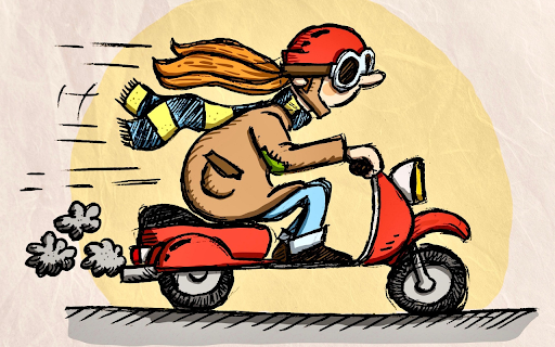 Scooter Ride Adventure  from Chrome web store to be run with OffiDocs Chromium online