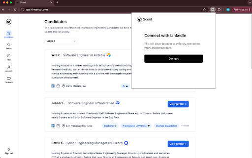 Scout  from Chrome web store to be run with OffiDocs Chromium online