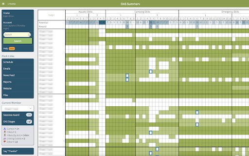 ScoutsTracker  from Chrome web store to be run with OffiDocs Chromium online
