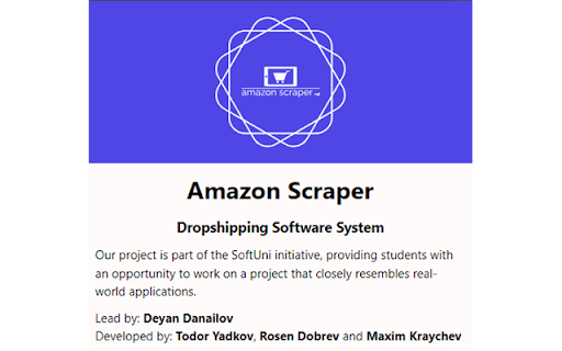 Scraper  from Chrome web store to be run with OffiDocs Chromium online