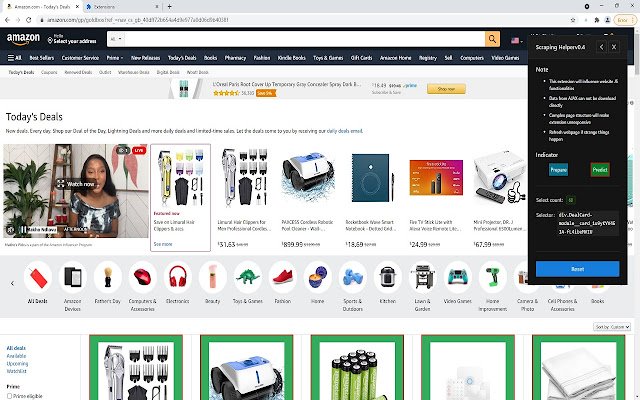 Scraping Helper aus dem Chrome-Webshop zur Ausführung mit OffiDocs Chromium online