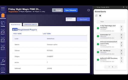 Scrap Trawler BETA  from Chrome web store to be run with OffiDocs Chromium online